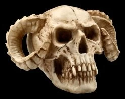 Totenkopf - Gehörnter Teufel