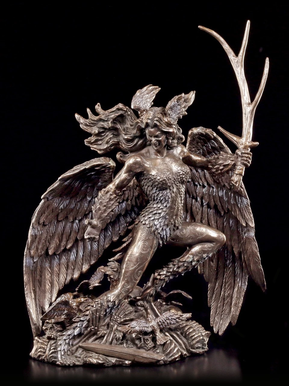 Morrigan Figur - Keltische Kriegsgöttin Irlands 1 Morrigan Figur - Keltische Kriegsgöttin Irlands