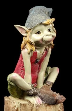 Pixie Figuren - Sitzen Auf Dem Baumstamm - 2er Set -Modell Und Figurengeschäft Pixie Figuren Baumstamm 5 1280x1280