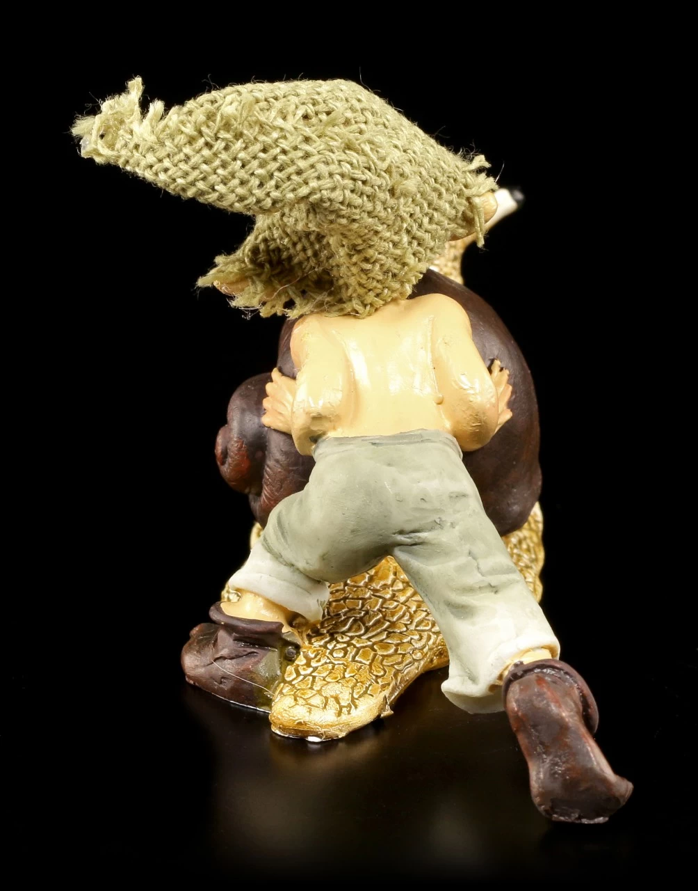 Pixie Kobold Figur Mit Schnecke - Gib Gas! 4 Pixie Kobold Figur Mit Schnecke - Gib Gas! – Bild 4