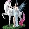 Elfen Figur - Mystique Mit Einhorn