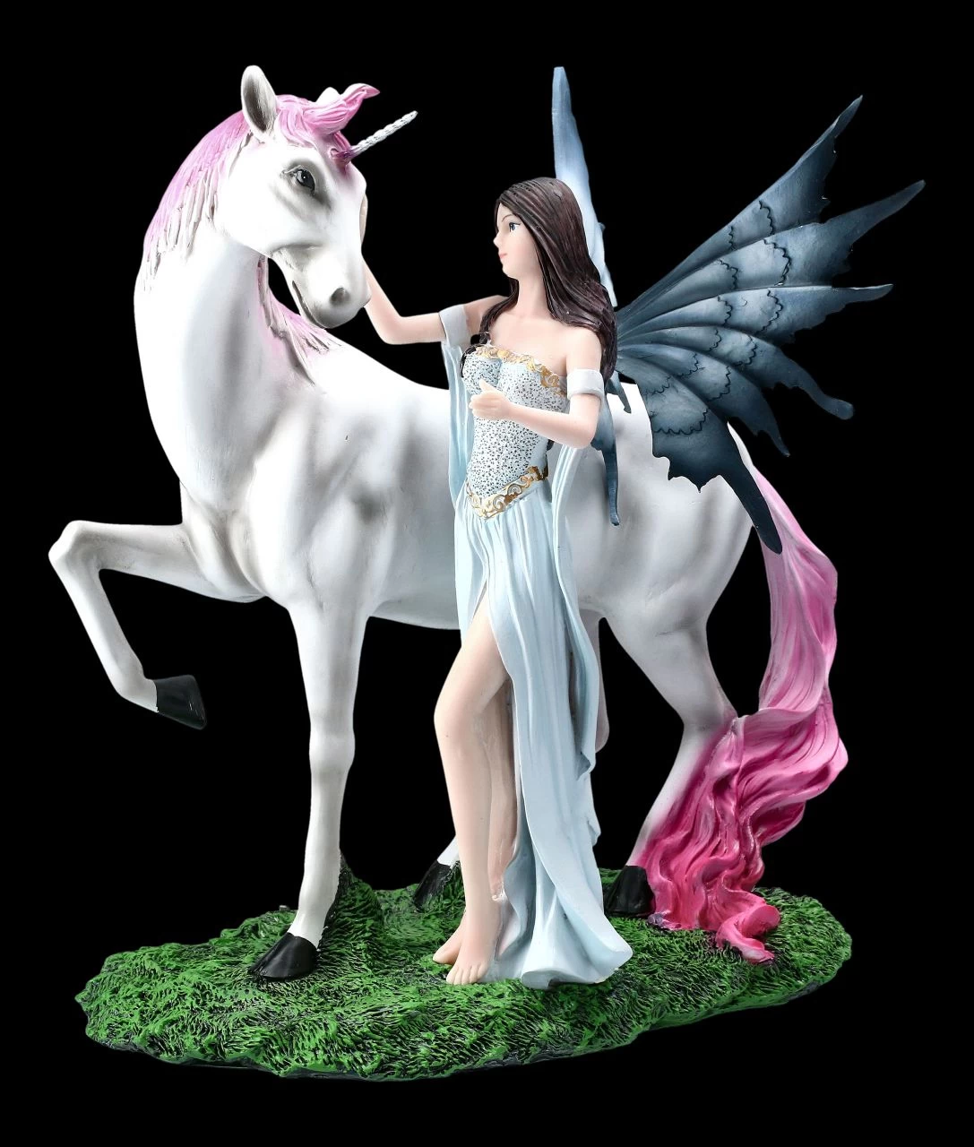 Elfen Figur - Mystique Mit Einhorn 1 Elfen Figur - Mystique Mit Einhorn