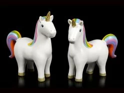 Regenbogen Einhorn Figuren - 2er Set