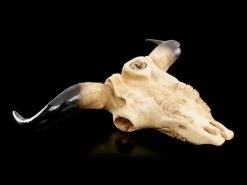 Rinder Schädel Mit Indianerkopf - Old Spirit -Modell Und Figurengeschäft Rinder Bullen Schaedel Mit Indianerkopf Old Spirit 5 1280x1280