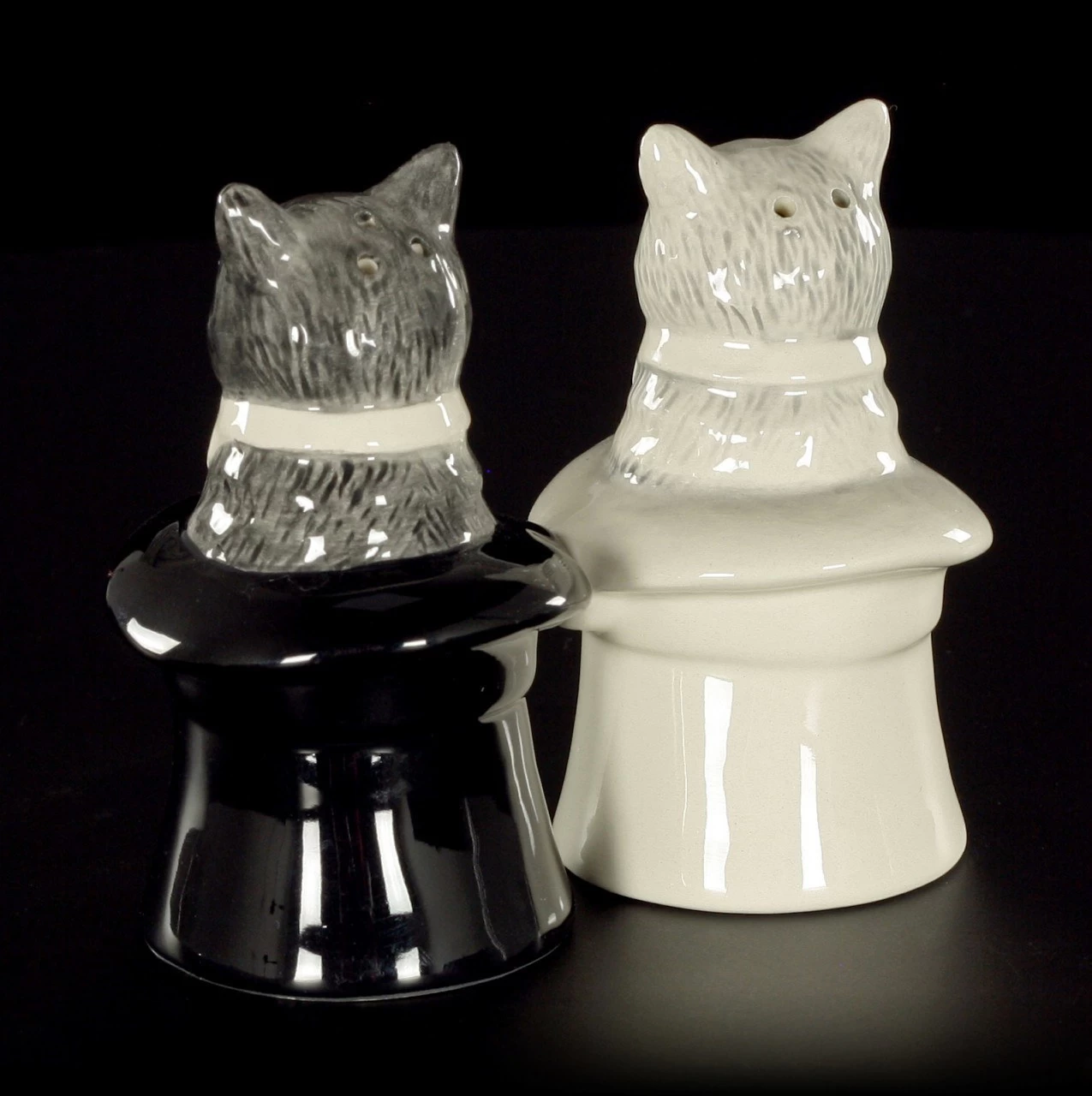 Salz Und Pfeffer Streuer - Cats In Hats 3 Salz Und Pfeffer Streuer - Cats In Hats – Bild 3
