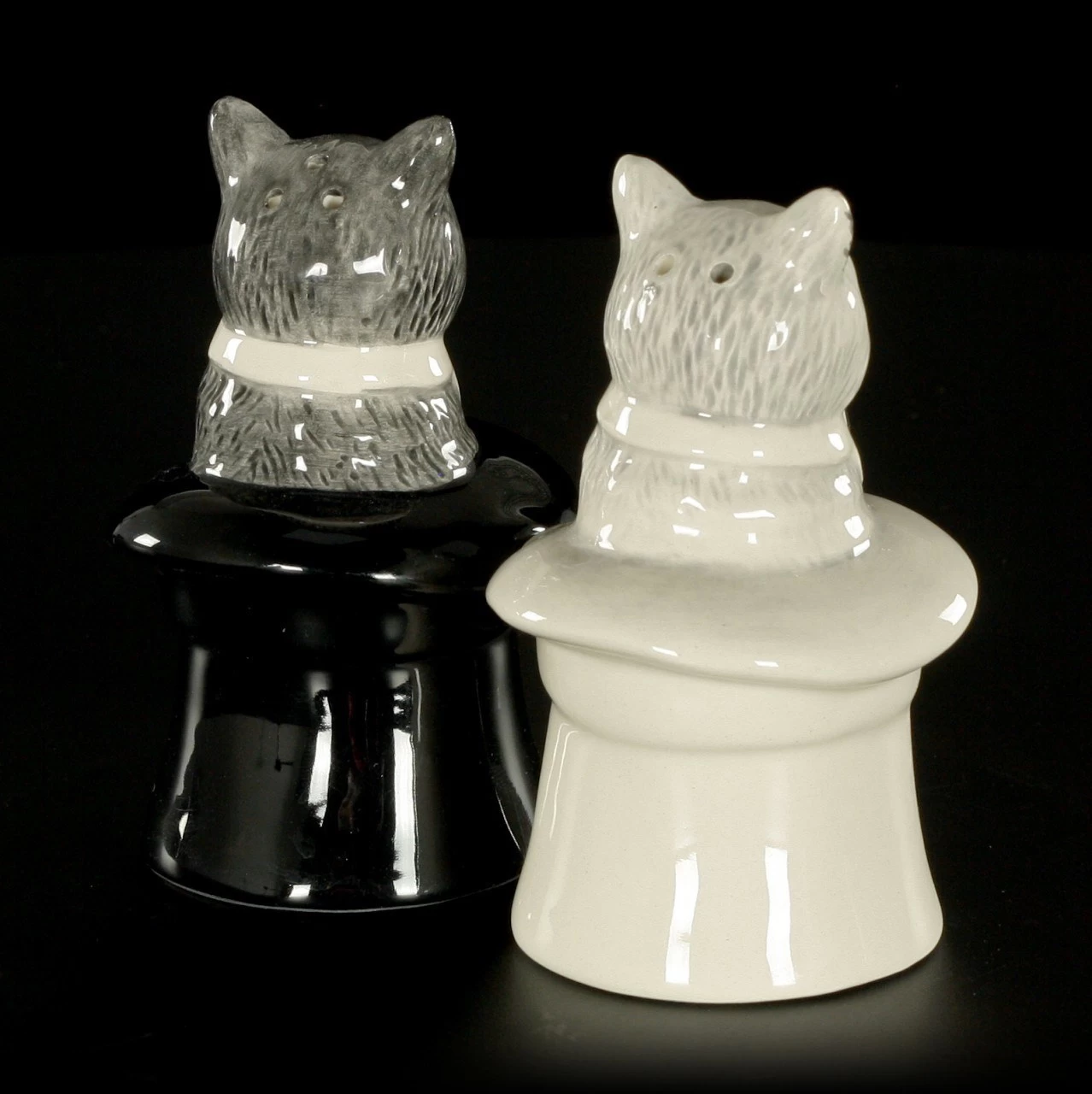 Salz Und Pfeffer Streuer - Cats In Hats 4 Salz Und Pfeffer Streuer - Cats In Hats – Bild 4