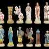 Schachfiguren Set - Kreuzritter Vs. Morgenland