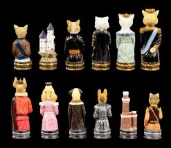 Schachfiguren Set - Hunde Vs. Katzen -Modell Und Figurengeschäft Schachfiguren Set Hunde vs Katzen 2 1280x1280