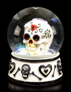 Schneekugel - Day Of The Dead Totenkopf - Schwarz -Modell Und Figurengeschäft Schneekugel Day Dead 358241320a9e57 1280x1280