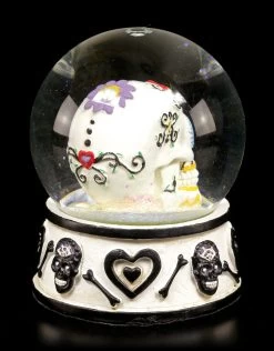 Schneekugel - Day Of The Dead Totenkopf - Schwarz -Modell Und Figurengeschäft Schneekugel Day Dead 558241330f1efc 1280x1280