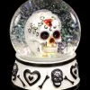 Schneekugel - Day Of The Dead Totenkopf - Schwarz