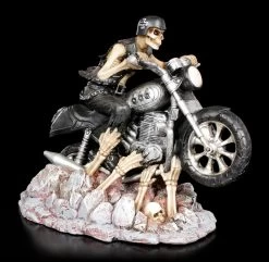 Skelett Figur Auf Motorrad - Ride Out Of Hell