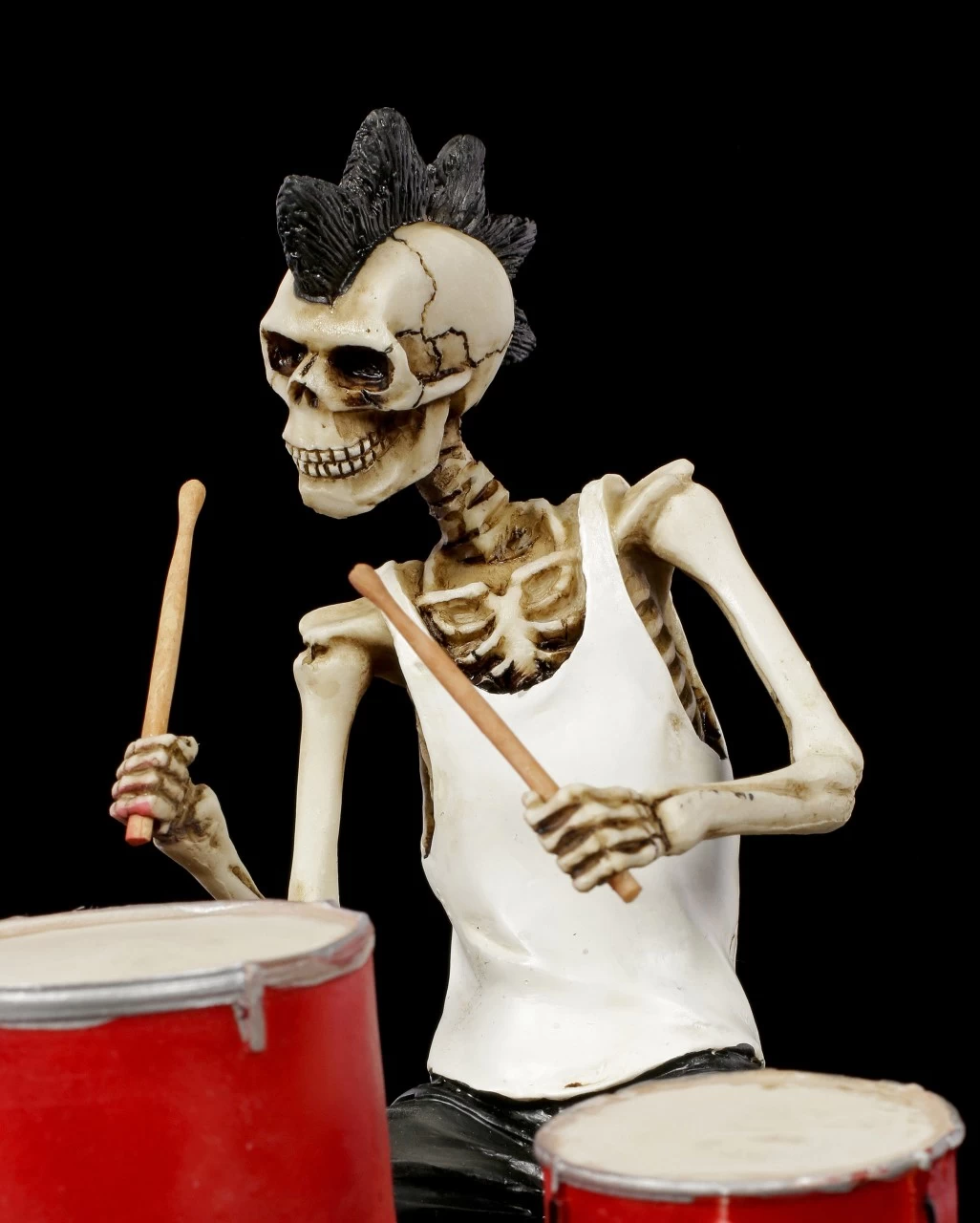 Skelett Figur - Rock Star Schlagzeuger 6 Skelett Figur - Rock Star Schlagzeuger – Bild 6