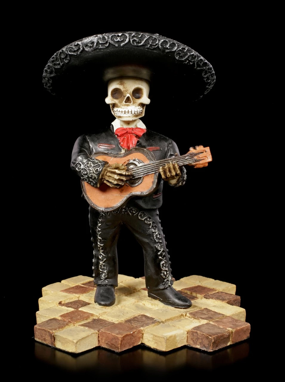 Skelett Figur - Mariachi Band Gitarre 2 Skelett Figur - Mariachi Band Gitarre – Bild 2