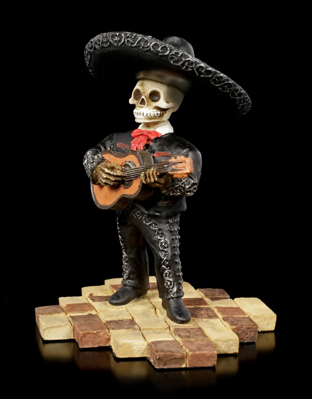Skelett Figur - Mariachi Band Gitarre 3 Skelett Figur - Mariachi Band Gitarre – Bild 3