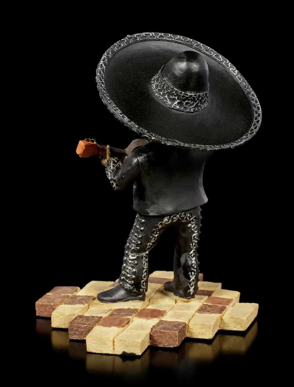 Skelett Figur - Mariachi Band Gitarre 4 Skelett Figur - Mariachi Band Gitarre – Bild 4