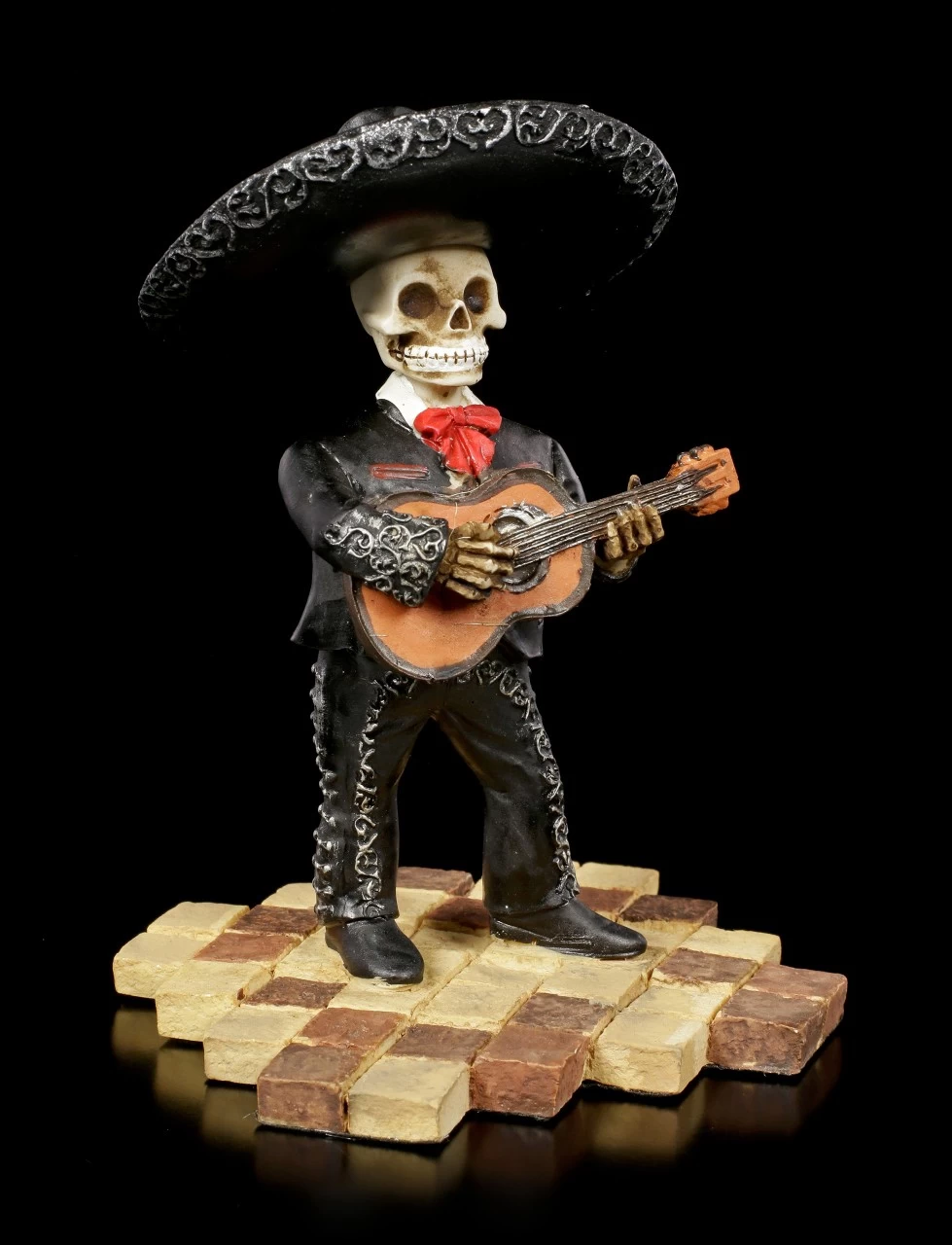 Skelett Figur - Mariachi Band Gitarre 1 Skelett Figur - Mariachi Band Gitarre