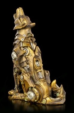 Steampunk Figur - Heulender Wolf -Modell Und Figurengeschäft Steampunk Figur Heulender Wolf 2 1280x1280