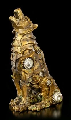 Steampunk Figur - Heulender Wolf -Modell Und Figurengeschäft Steampunk Figur Heulender Wolf 3 1280x1280