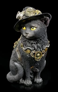 Steampunk Katzen Figur - Clockwork Kitty -Modell Und Figurengeschäft Steampunk Katzen Figur Clockwork Kitty 2 1280x1280