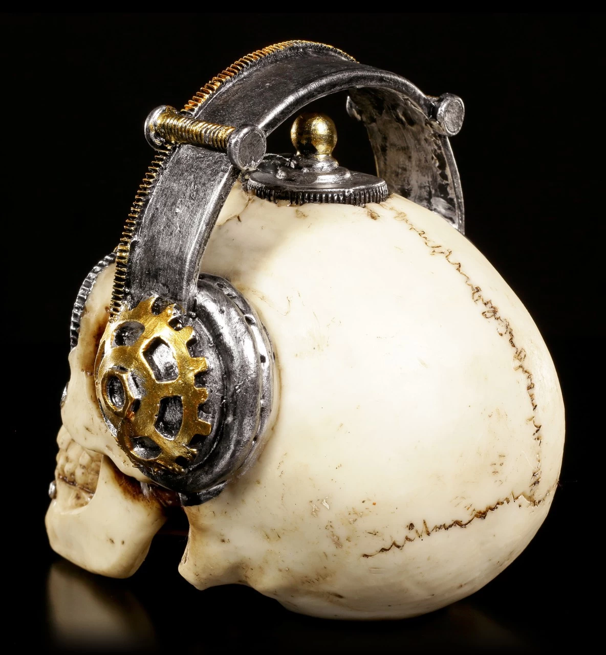 Steampunk Totenkopf - Techno Talk Klein 4 Steampunk Totenkopf - Techno Talk Klein – Bild 4