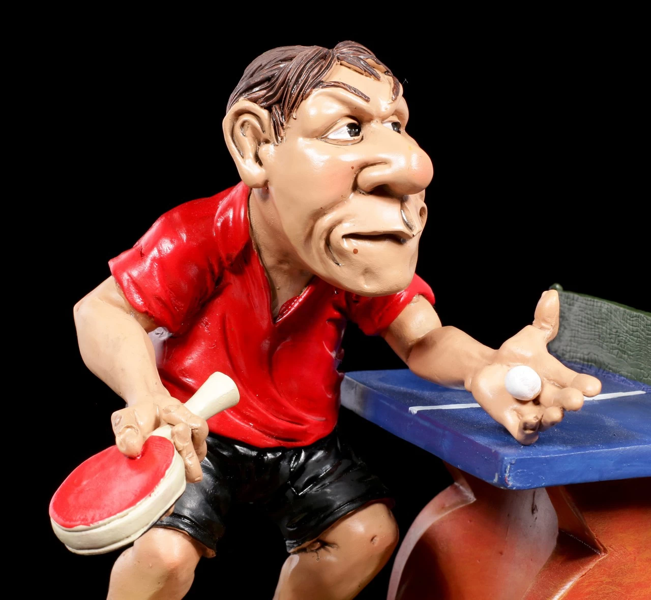 Tischtennisspieler Figur Beim Aufschlag - Funny Sports 5 Tischtennisspieler Figur Beim Aufschlag - Funny Sports – Bild 5