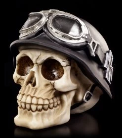NEMESIS NOW Totenkopf - Iron Cross Mit Bikerhelm -Modell Und Figurengeschäft Totenkopf Bikerhelm 2 1280x1280