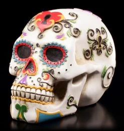 Weißer Totenkopf - Day Of The Dead -Modell Und Figurengeschäft Totenkopf Day Dead 258aed1a72e9c2 1280x1280