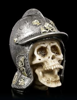 Kleiner Totenkopf Im Ritterhelm