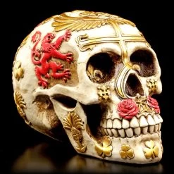 Totenkopf Mit Vereinigten Königreich Wahrzeichen