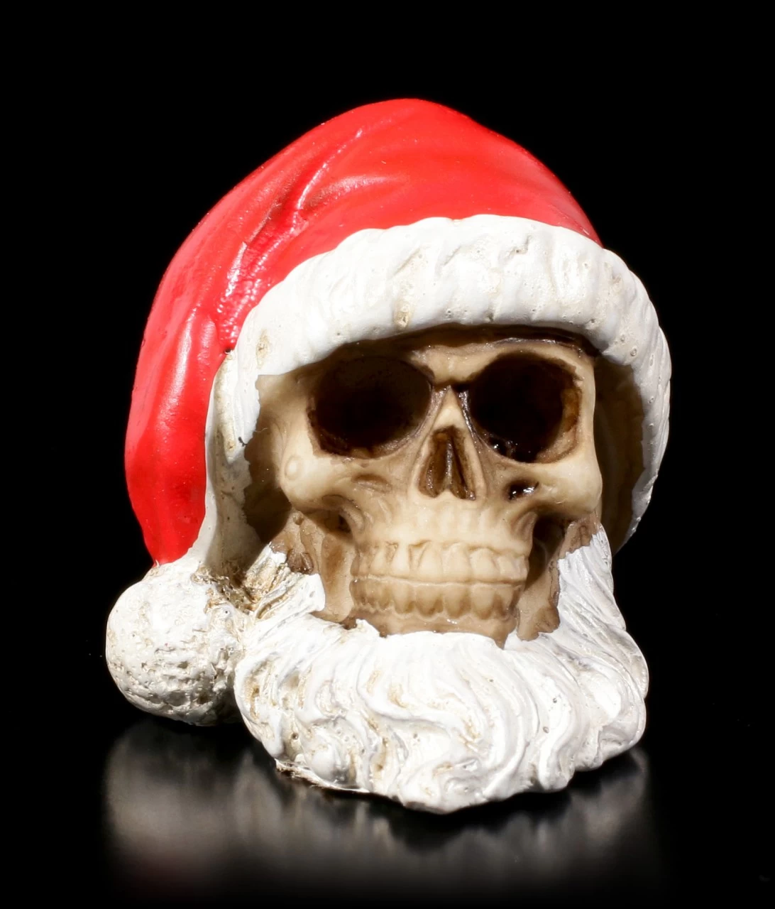 Totenkopf - Weihnachtsmann Mit Bart - Klein 2 Totenkopf - Weihnachtsmann Mit Bart - Klein – Bild 2