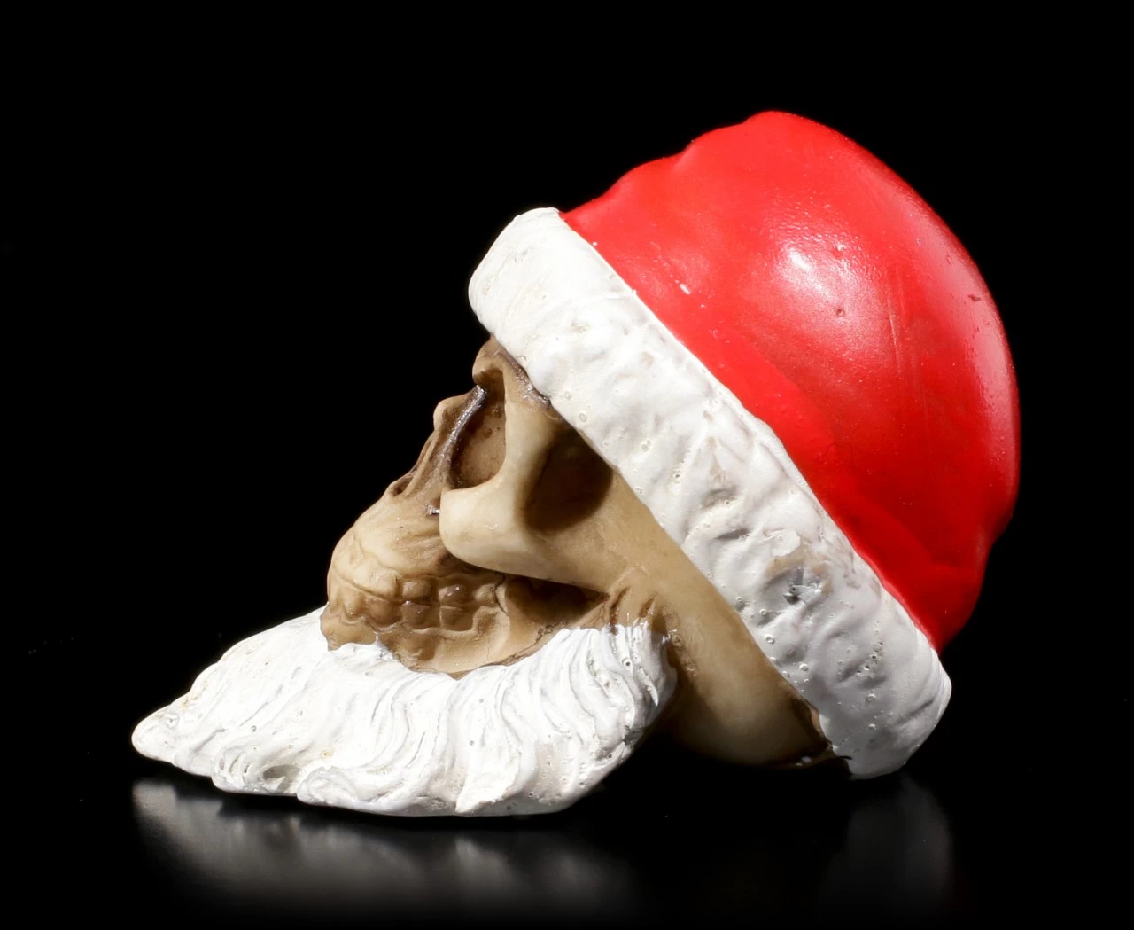 Totenkopf - Weihnachtsmann Mit Bart - Klein 3 Totenkopf - Weihnachtsmann Mit Bart - Klein – Bild 3
