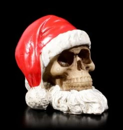 Totenkopf - Weihnachtsmann Mit Bart - Klein