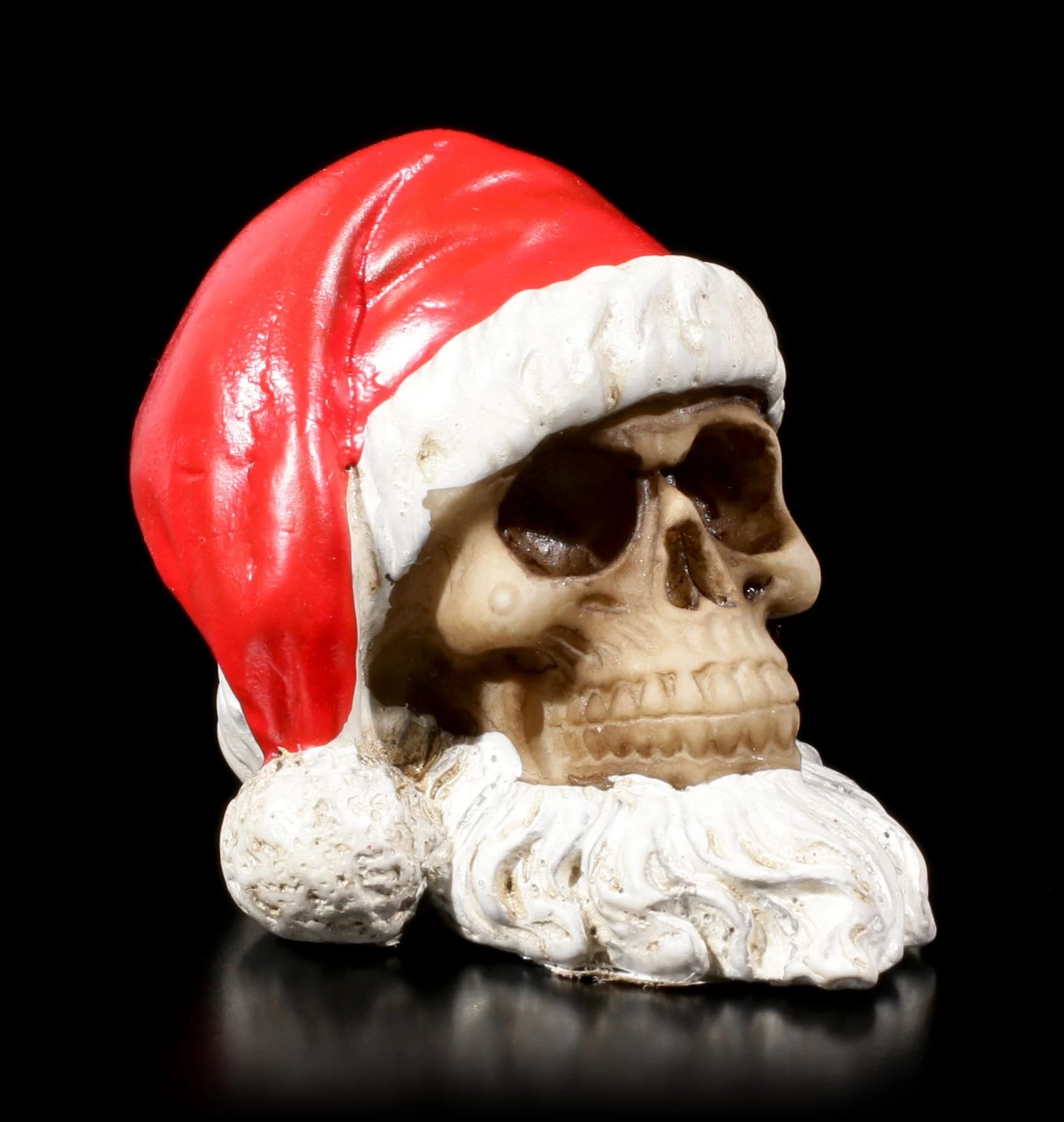 Totenkopf - Weihnachtsmann Mit Bart - Klein 1 Totenkopf - Weihnachtsmann Mit Bart - Klein