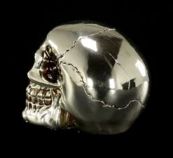 Totenkopf - Silberfarben Glänzend -Modell Und Figurengeschäft Totenkopf menschlich silber 4 1280x1280