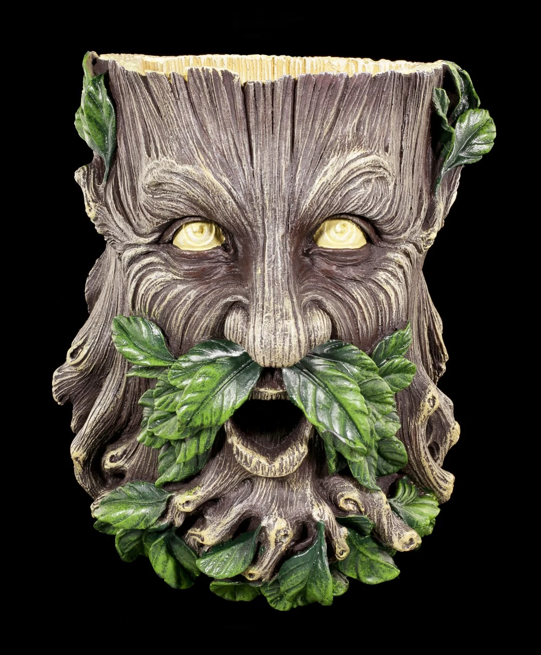 Wandrelief - Greenman Blumentopf 2 Wandrelief - Greenman Blumentopf – Bild 2