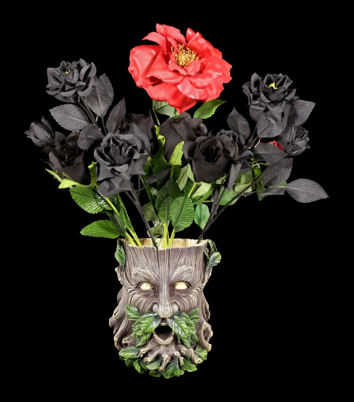 Wandrelief - Greenman Blumentopf 1 Wandrelief - Greenman Blumentopf