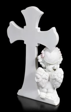 Weiße Cherub Figur Vor Kreuz Betend 9 Weiße Cherub Figur Vor Kreuz Betend -Modell Und Figurengeschäft Weisse Cherub Figur Vor Kreuz Betend 2 1280x1280