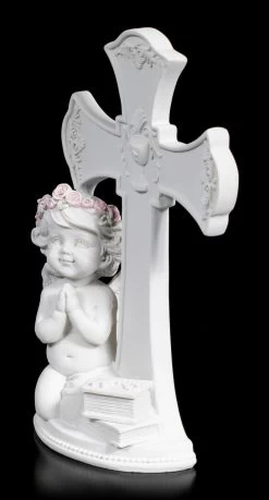 Weiße Cherub Figur Vor Kreuz Betend 11 Weiße Cherub Figur Vor Kreuz Betend -Modell Und Figurengeschäft Weisse Cherub Figur Vor Kreuz Betend 4 1280x1280