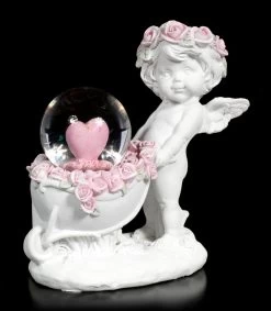 Weiße Cherub Figur Mit Schneekugel -Modell Und Figurengeschäft Weisse Engel Figur Mit Schneekugel 6 1280x1280