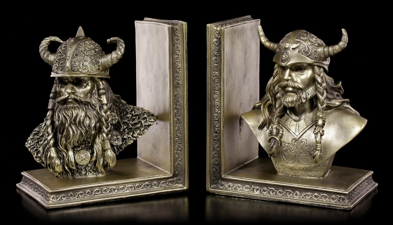 Wikinger Buchstützen 2 Wikinger Buchstützen – Bild 2