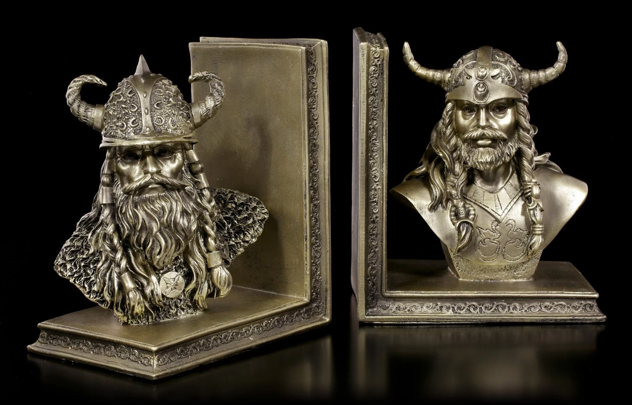 Wikinger Buchstützen 3 Wikinger Buchstützen – Bild 3