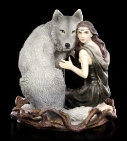 Anne Stokes Figur Mit Wolf - Soul Bond