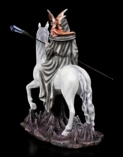 Zauberer Figur Mit Drache Auf Einhorn -Modell Und Figurengeschäft Zauberer Figur Mit Drache Auf Einhorn 3 1280x1280