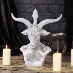 NEMESIS NOW Große Baphomet Büste Weiß -Modell Und Figurengeschäft b5780u1 7 1280x1280